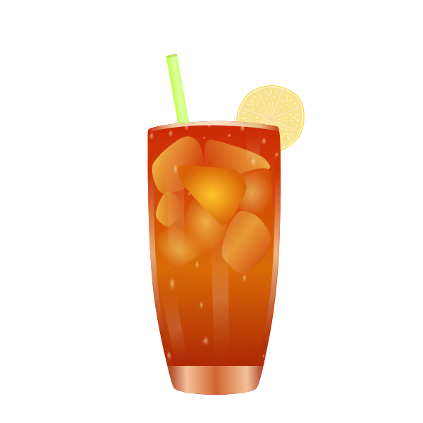 Cold drink glass - Ice tea